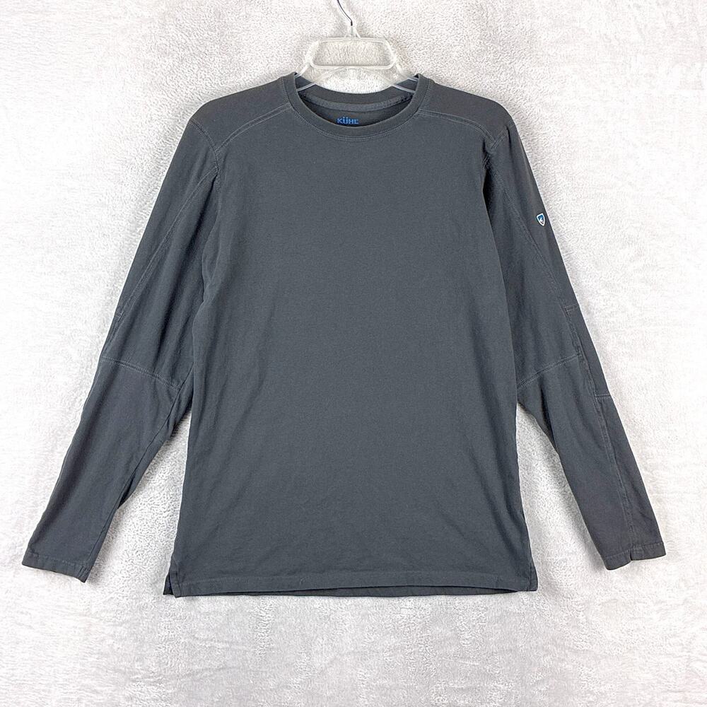 Kuhl Shirt Mens S Gray Bravado Wildfibre Outdoors Hiking Camping Baselayer